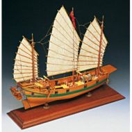 Beautiful, Museum Quality Wooden Model Ship Kit by Amati: "Chinese Pirate Junk"