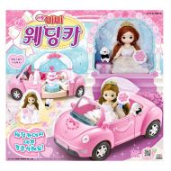 Mimiworld Little Mimi Wedding Car Toy Set Korean Barbie Doll Wedding Party for Girl Kids