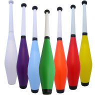 Juggle Dream 3 x JD Coloured Trainer Juggling Clubs - Quality Beginner Juggling Pins Set