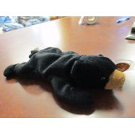 Ty MWMT Blackie Bear TY original beanie baby RETIRED PVC pellets crooked nose 1993