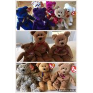 Ty BEARS - Beanie Babies collectionLot NWT Princess, Fuzz, Curly, Harry, TY2K etc.