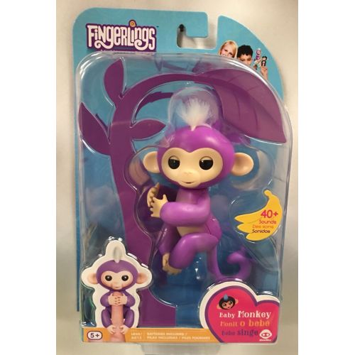  WowWee Fingerlings 7 Pc Set - Exclusive Toys R Us Unicorn And 6 Monkeys
