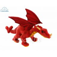 Hansa Toy International Medium Red Dragon Plush Soft Toy Mythical Creature by Hansa from Lincrafts 5937