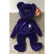 1997 Princess Diana Bear Retired TY Beanie Baby PE Pellet & With Stamp On Tag