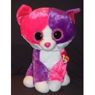 Ty TY BEANIE BOOS - PELLIE the LARGE 16" CAT - CLAIRES EXCLUSIVE -MINT w MINT TAG