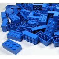 Lego LEGO BRICKS 200 x BLUE 2x4 Pin - From Brand New Sets Sent in a Clear Sealed Bag