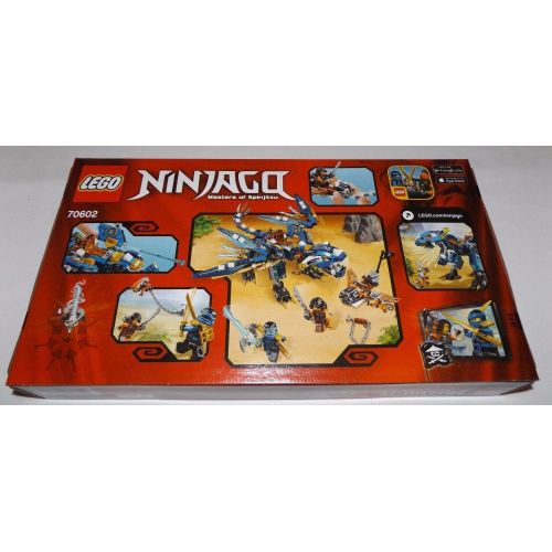  LEGO Ninjago JAYs ELEMENTAL DRAGON 70602 lightning blue ninja dragon monkey