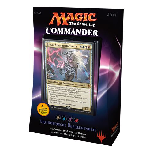  Wizards of the Coast GERMAN Magic MTG 2016 Commander C16 Sealed Invent Superiority Deck The Gathering