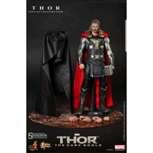 핫토이즈 Sideshow Hot Toys 12" 16 Thor Chris Hemsworth The Dark World Figure