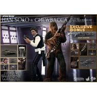 Hot Toys Star Wars Han Solo and Chewbacca 16 Scale Figure Set w Bonus