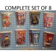 LEGO Mcdonalds 2014 The Lego Movie Cups - Complete Set Of 8
