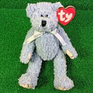 Rare Ty Attic Treasures Bluebeary The Bear Retired Jointed Plush Toy MWNMT