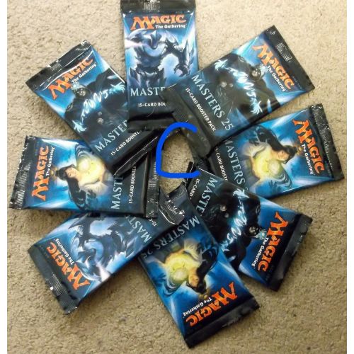  Wizards of the Coast MAGIC THE GATHERING MASTERS 25 BOOSTER 13 BOX LOT = 8 PACKS LIVE SAME DAY SHIP