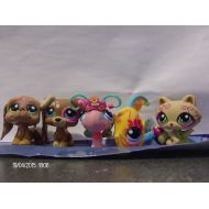 Hasbro Littlest Pet Shop Postcard Pets Dogs Butterfly Angel Fish and Raccoon New