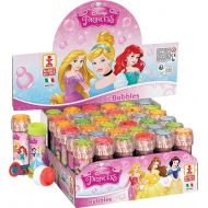 Unbranded Box of 36 or 6 Pots Girls Disney Princess Bubbles Party Bag Stocking Fillers Toy