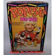 Popeye Peg Pals Colorforms Adventure Play Set Unused Vintage