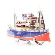 Toys & Hobbies Vintage Original Tin Litho Wind-Up Ocean Liner Working Condition