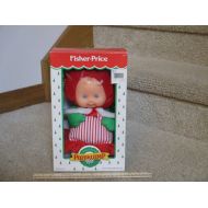 Fisher-Price Fisher Price Puffalump Kid Christmas Girl doll Green Red dress New Box outfit