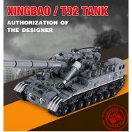 XingBao 1832Pcs Creative MOC Military Series The T92 Tank Set Education Building Blocks