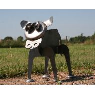 81MetalArt Metal Cow Sculpture, Standing Steel Cow Yard Art, Farmhouse Landscape Art, Outdoor Cow Art, Rusty Cow, Cow Garden Art, Farm Garden Art
