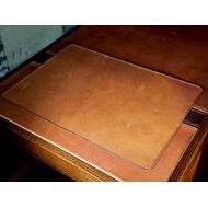 /OleksynPrannyk Horween Leather Table Mat of Natural Color, Protective Table Pad 13 x 18, Desktop Mat, Office Desk Pad