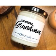 AtoZCandles Youre Going to be a Grandma | Soon to be Grandma | Baby Announcement | Customized Candle | Personalized Candle | Scented Candle Gift