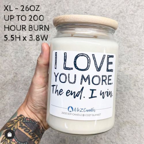  AtoZCandles Valentines Day Gift Youre Awesome You are Awesome Gift for Her Gift for Him Customized Candle Personalized Soy Candle Keep that shit up