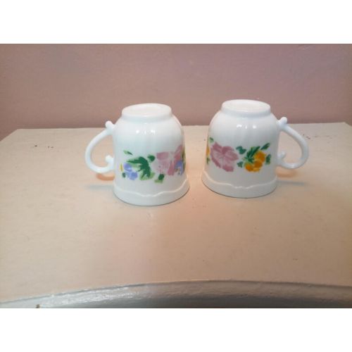  Shpirulina Vintage Cups - 2 Tea Party Set - Vintage Tea Cups - Matched Tea Cups - Bulk Tea Cups- Tea Party- Baby Shower- Bridal Shower