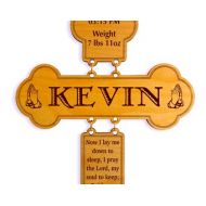 GreatDecorativeCross Now I lay me down to sleep Bedtime Prayer - Children Daily Personalized Bed time Cross for Childrens Room