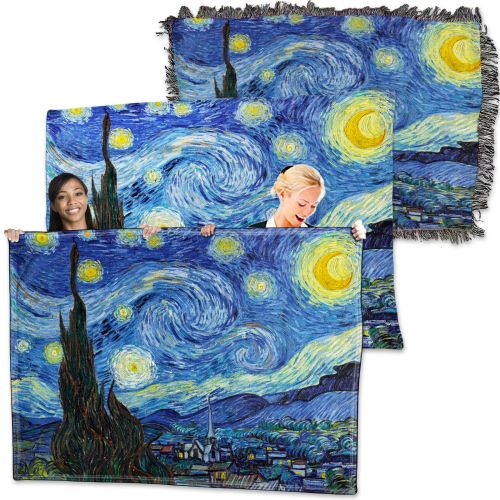  RetroArtDecor Vincent Van Gogh - Starry Night - Throw Blanket  Tapestry Wall Hanging