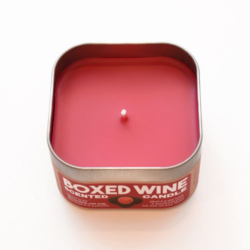  JDandKateIndustries Boxed Wine-Scented Candle | Wine gift | Funny coworker gift | Gift for a wine lover | Or a wine snob, we suppose | Gag gift