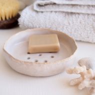 /Kabinshop Handmade white ceramic soap dish, soap dish,white soap holder, bathroom accessory, ceramic dish, pottery soap dish,rustic ceramic soap dish