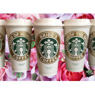 /Bridal Party Starbucks Travel Coffee Mug Tumbler for Bride Bridesmaid Proposal Box Maid of Honor Wedding Party Planner Gift StarTangledArts