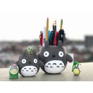 /Meow3DStore Totoro Planter, My Neighbor Totoro,m Christmas Gift, Studio Ghibli, BirthdayGift, Totoro, Pencil Holder, 3d Printed