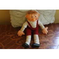 /VintageStupidDog Vintage Plastic Stuffed Boy Doll, Stuffed Kid Toy, Soviet Era Doll Toy, Collectible Toy, Retro Toy, Gift Idea, Rustic Home Decor