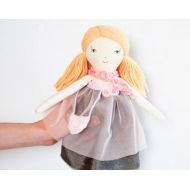 Jumatamade Fabric rag heirloom cloth doll, keepsake gift for girl
