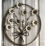 CheriesStuff Metal ferrous flower ring