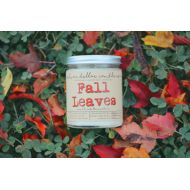 SilverDollarCandleCo Fall Leaves | 8oz Scented Soy Candle, Fall Decor, Fall Candles, Christmas candles, Winter scent, Thanksgiving gift, fall, gift ideas, Autumn