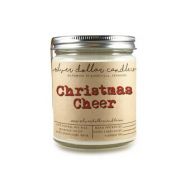 SilverDollarCandleCo Christmas Cheer 8oz Scented Soy Candle, Christmas Gifts, Christmas for her, Stocking Stuffers, Fall Candles, Holiday Candle, Clove, Nutmeg