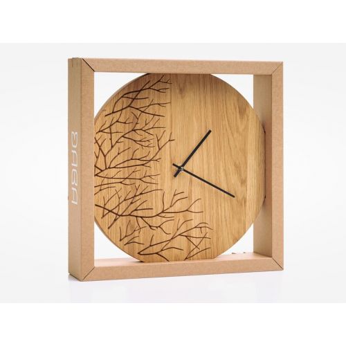  DABADesign Oak Wood Wall Clock ALBERTS