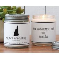 Helloyoucandles New Hampshire Scented Candle - Homesick Gift | Feeling Homesick | State Scented Candle | Moving Gift | College Student Gift | State Candles