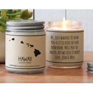 Helloyoucandles Hawaii Scented Candle - Homesick Gift | Feeling Homesick | State Scented Candle | Moving Gift | College Student Gift | State Candles