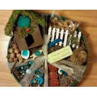 WeeWorldConstruction Fairy House Kit, Fairy Garden Kit, Fairy Garden Accessories, Fairy Kit, Miniature Garden Supplies, Terrarium Kit, Miniature Garden Items
