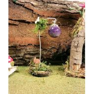 WeeWorldConstruction Fairy Garden Lantern, Glow Garden Lantern, Fairy Lantern, OOAK Fairy Lantern, Fairy Lights, Fairy Garden Accessory, Fairy Garden Lights