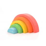 /EcoForBaby rainbow, montessori, waldorf toy, learning toy, wooden toy rainbow, wooden stacking toy, color sorting, wooden sorting, rainbow stacker,