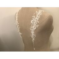 /RoxanaTDesign Detachable Lace Straps, OFF WHITE, Made to Order (DS06)