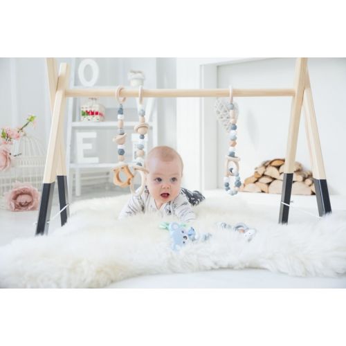  Zummbi Baby gym with or without toy set / Organic baby gym toys / Wooden baby gym / Activity Gym and Baby Gift / Wooden Mobile