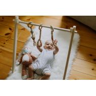 /WeeLittleHedgehog Wooden Baby Gym  Ships Fast & Free Hanging toys NOT included