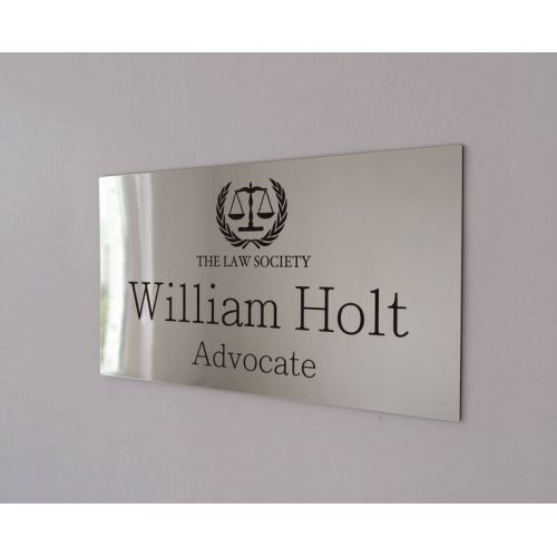  MyEngravingWorld Custom Engraved Office Sign, Personalised Door Sign, Plaque, Business Name Sign, Home Sign.