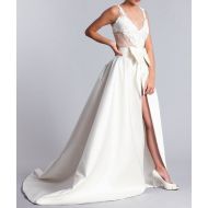 /LovelyLaceBridal Magnificent bridal skirt, Bridal overskirt, Bridal skirt, Bridal skirt in white or ivory